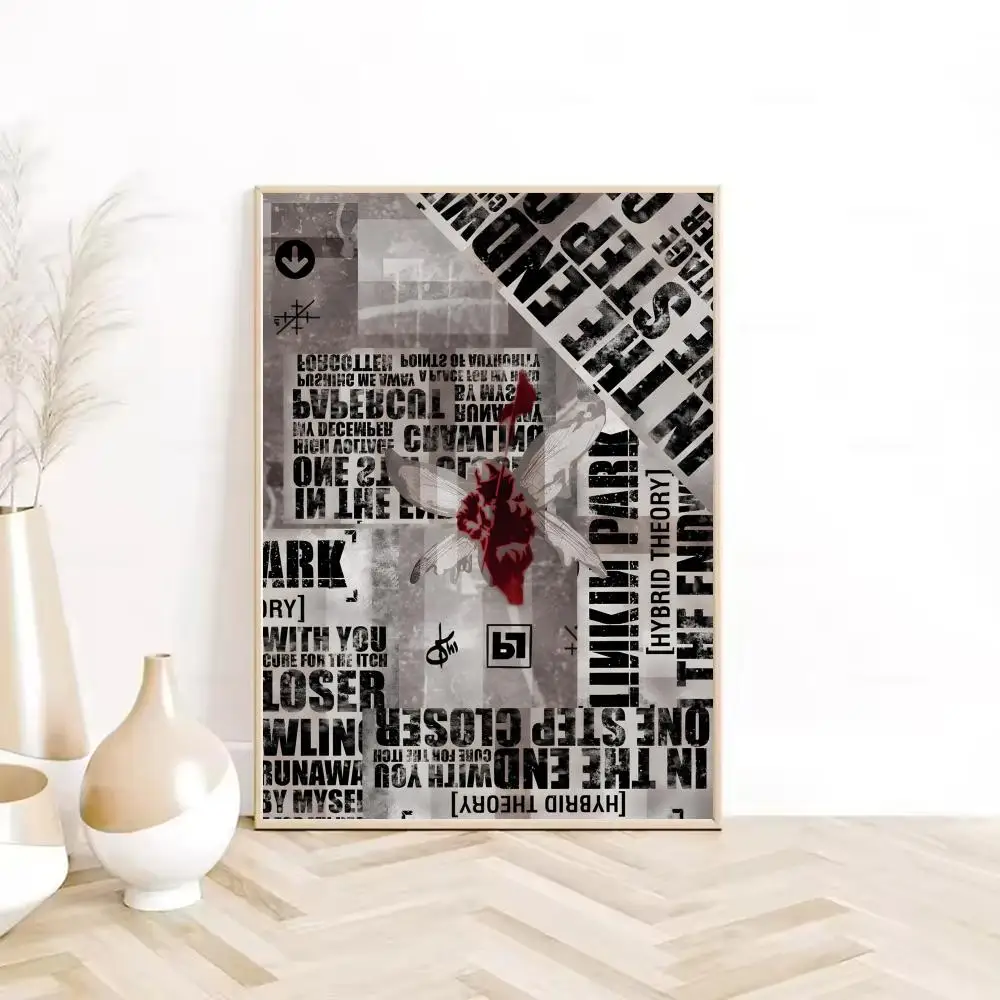 Linkin Park Lyric Collage Wall Art
