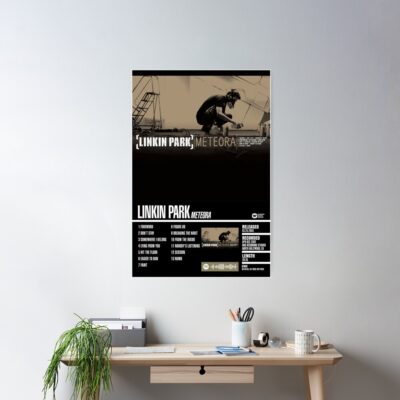 Alternative view of Linkin Park Meteora Album Tracklist Poster Poster