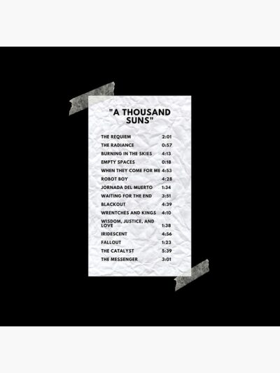 Alternative view of A Thousand Suns Receipt Throw Pillow