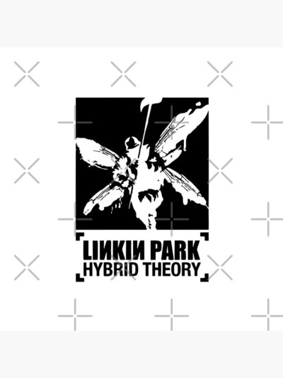 Alternative view of Man With Black Wings Throw Pillow