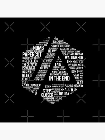 Alternative view of White Hexagram Throw Pillow