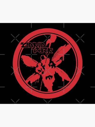 Alternative view of Man With Red Wings Tapestry