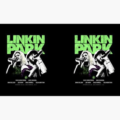 Alternative view of Emily Armstrong Brad Delson Green Design Mug