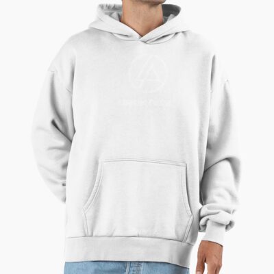 Alternative view of White Circle And Triangle Hoodie
