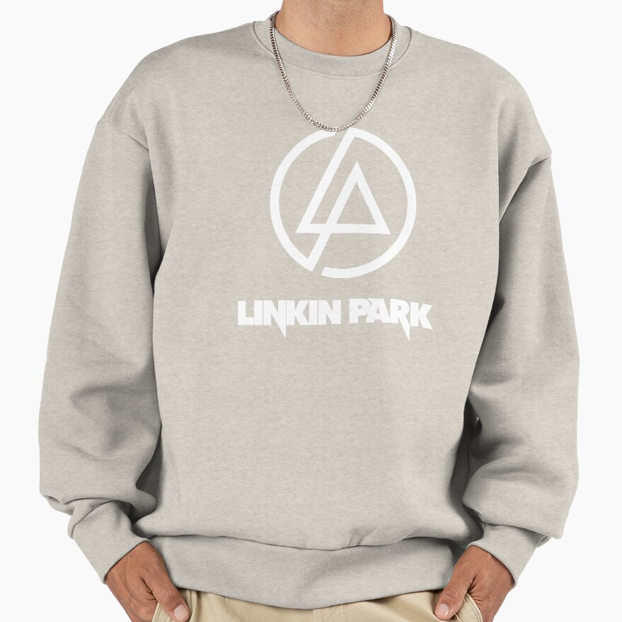 White Circle And Triangle Sweatshirt - Image 4