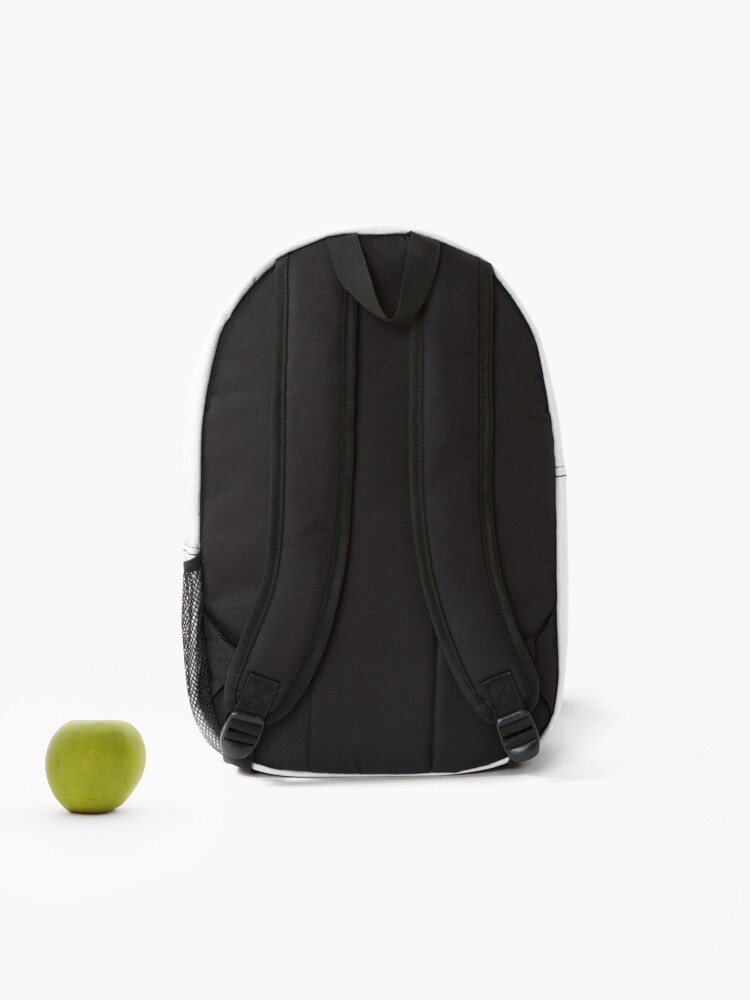 Black Circle And Triangle Backpack - Image 2
