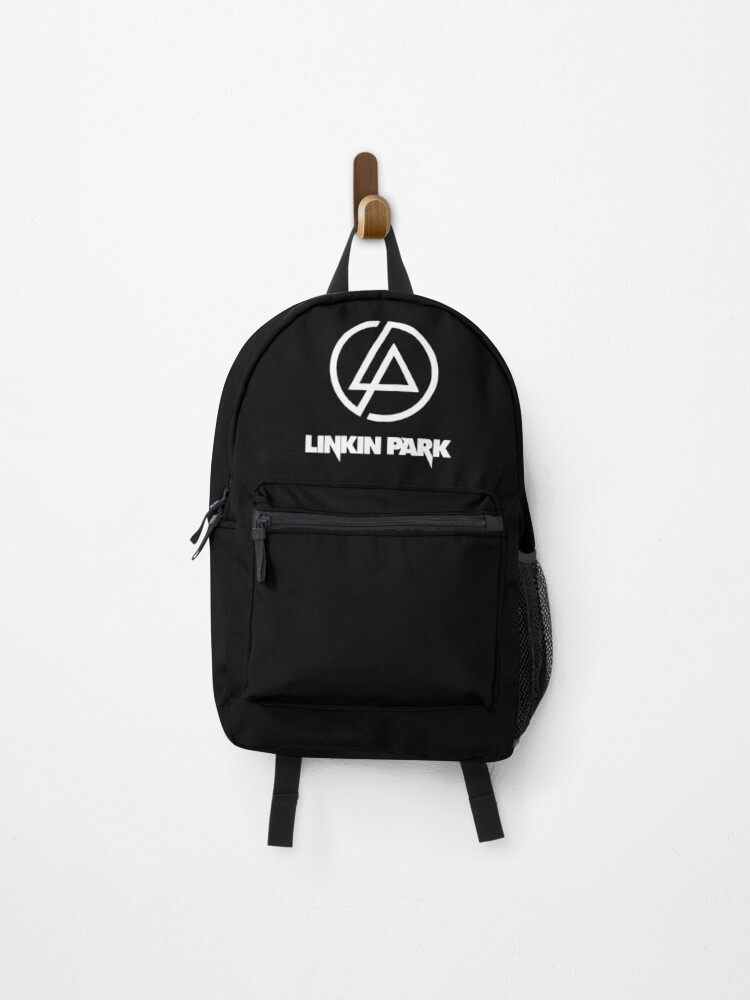 White Circle And Triangle Backpack