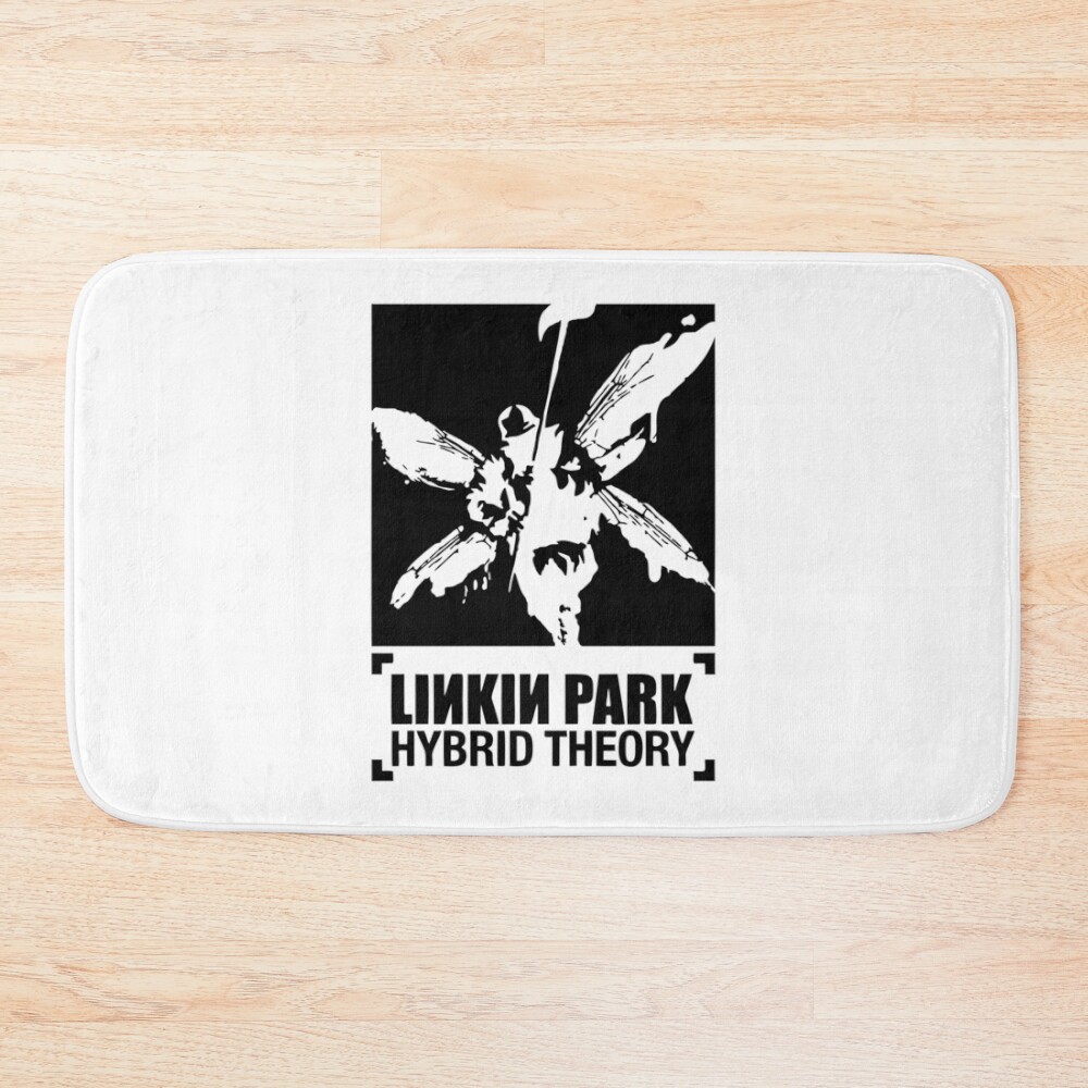 Man With Black Wings Bath Mat