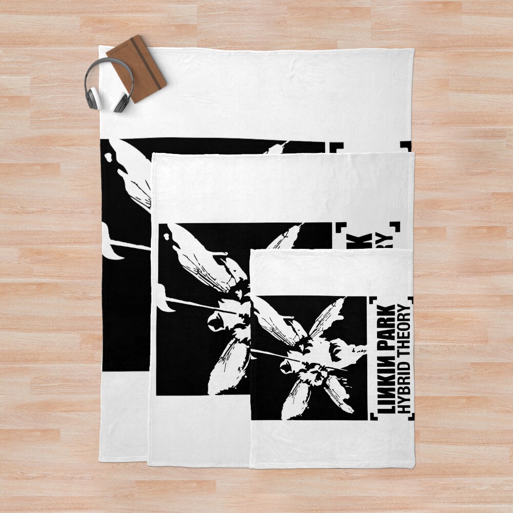 Man With Black Wings Throw Blanket - Image 3