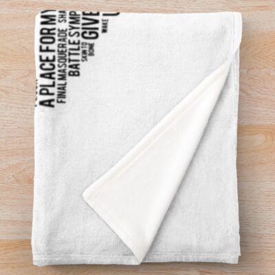 Alternative view of Fear Is Never Ending Throw Blanket