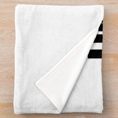 Alternative view of Black And Red Man Throw Blanket