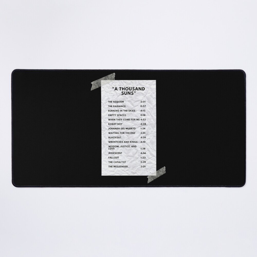 A Thousand Suns Receipt Mouse Pad