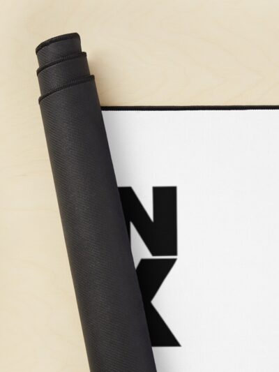 Alternative view of Black Words Mouse Pad