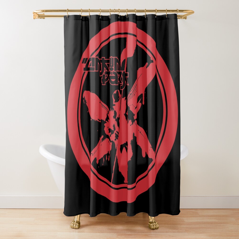 Man With Red Wings Shower Curtain