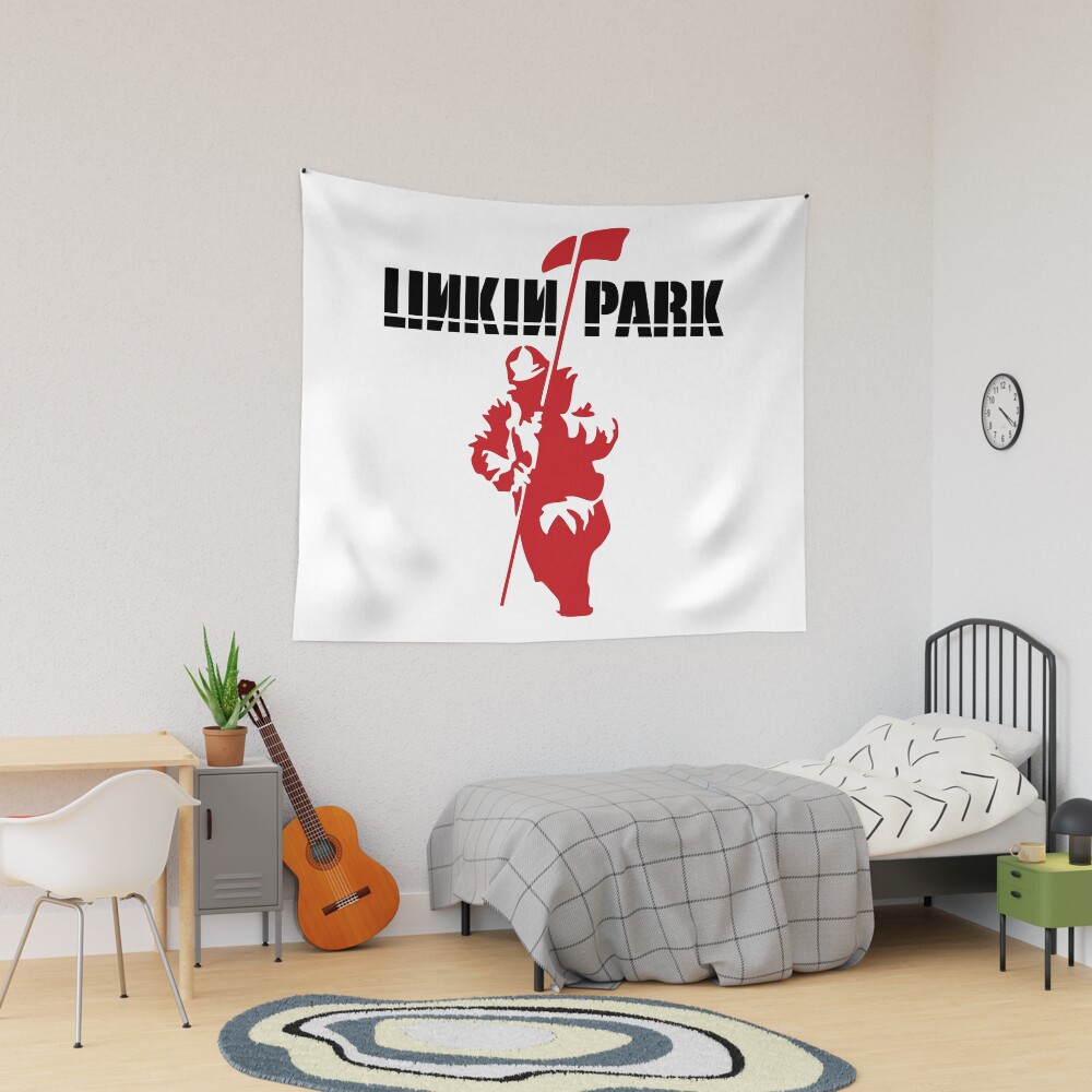 Black And Red Man Tapestry